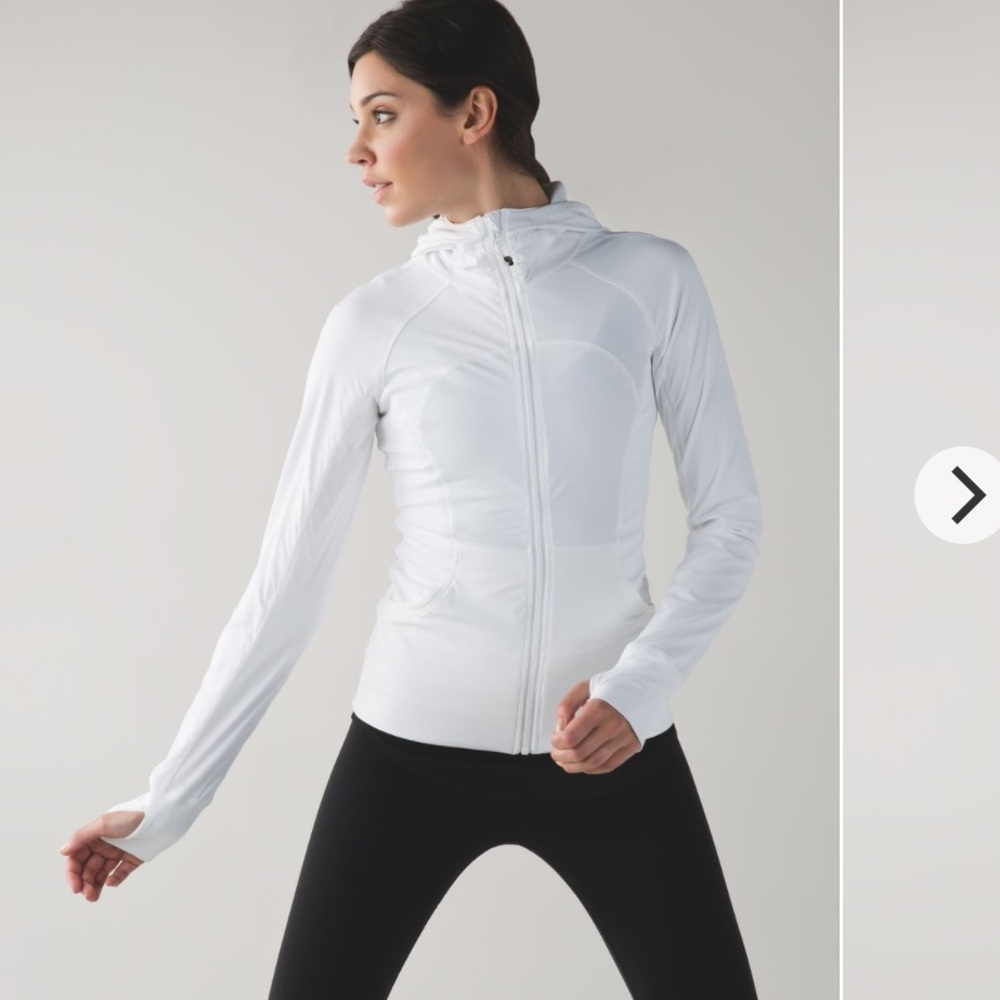 Lululemon In Flux Jacket White Size 12